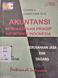 Akuntansi Berdasarkan Prinsip Akuntansi Indonesia Perusahaan Jasa Dan Dagang