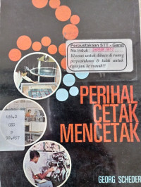 Perihal Cetak Mencetak