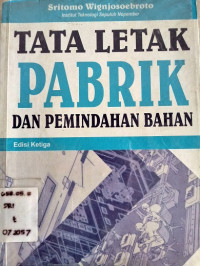 Tata Letak Pabrik Dan Pemindahan Bahan