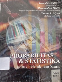 Probabilitas & Statistika Untuk Teknik dan Sains