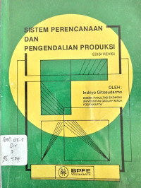 Sistem Perencanaan Dan Pengendalian Produksi