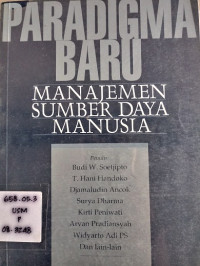 Paradigma Baru Manajemen Sumber Daya Manusia