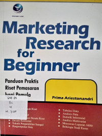 Marketing Research For Beginner