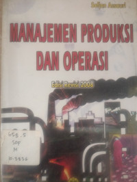 Manjajemen Produksi Dan Operasi