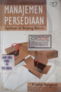 Manajemen Persediaan Aplikasi di Bidang Bisnis