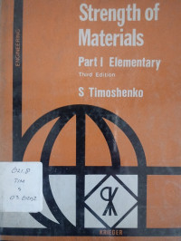 Strength Of Materials Part I Elementary