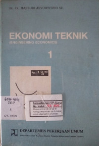 Ekonomi Teknik 1