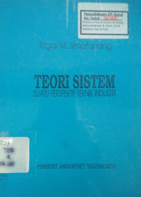 Teori Sistem Suatu Perspektif Teknik Industri