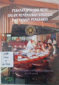 Peranan Analisis Menu Dalam Menentukan Strategi dan Desain Pemasaran