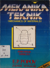 Mekanika Teknik (Menhanics Of Materials )