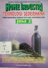 Home Industri Teknologi Sederhana Jilid 2