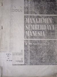 Manajemen Sumber Daya Manusia