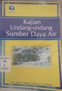 Kajian Undang-undang Sumber Daya Air