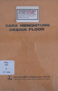 Cara Menghitung Design-Flood