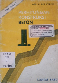 Perhitungan Konstruksi Beton Lantai 1