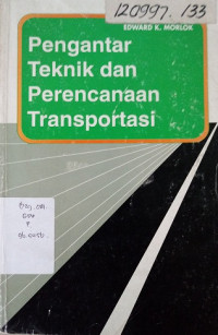 Pengantar Teknik Dan Perencanaan Transportasi