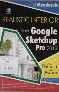 Realistic Interior dengan Google Sketchup Pro 2013