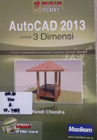 AutoCard 2013 untuk 3 dimensi