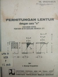 Perhitungan Lentur dengan Cara N