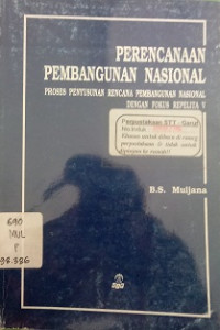 Perencanaan Pembangunan Nasional