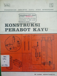 Konstruksi Perabot Kayu