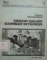 Teknik Menggambar Dekor Dalam Gambar Interior