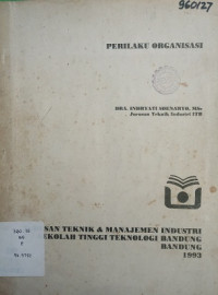 Perilaku Organisasi