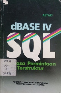 dBASE IV SQL Jasa Permintaan Terstruktur