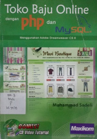 Toko baju online dengan PHP dan MySQL