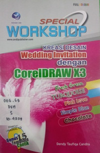 Kreasi Desain Wedding Invitation Dengan CorelDraw X3