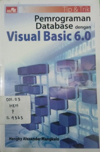 Pemograman database dengan visual basic 6.0