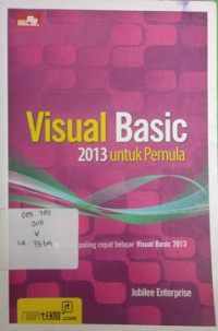 Visual basic 2013 untuk pemula