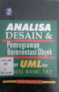 Analisis Desain & Pemrograman Berorientasi Objek Dengan UML DAN Visual Basic NET