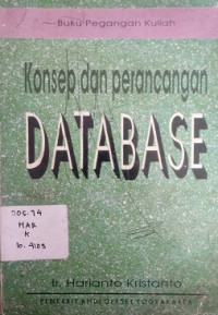 Konsep dan perancanganDATABASE