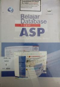 Belajar database dengan ASP 9 MEMBUAT APLIKASI PORTAL BERITA )