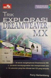 Trik Explorasi Dreamweaver MX