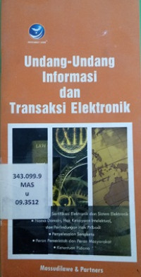 Undang-undang Informasi dan Transaksi Elektronik