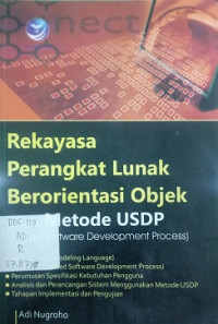 Rekayasa perangkat lunak berorientasai objek dengan metode USDP