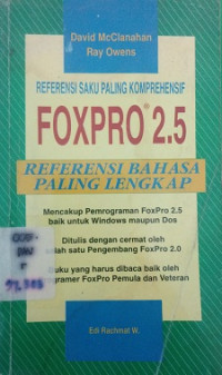 Referensi Saku Paling Komprehensif Foxpro 2.5