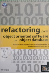 Refactoring Pada Object Oriented Software dan Object Database