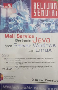 Belajar Sendiri Mail Service Berbasis Java Pada Server Windows dan Linux