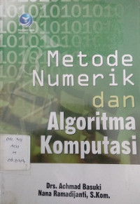 Metode Numerik dan Algoritma Komputasi