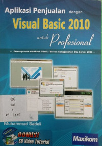 Aplikasi penjualan Visual basic 2010