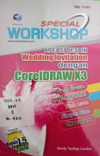 Seri Special Workshop : Kreasi Desain Wedding Invitation dengan CorelDraw X3