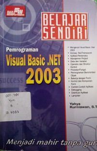 Belajar Pemrograman Visual Basic .NET 2003