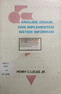 Analisis, Desain, dan Implementasi Sistem Informasi