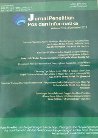 Jurnal Penelitian Pos dan Informatika