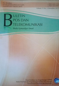 Buletin Pos dan Telekomunikasi Media Komunikasi Ilmiah