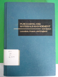 Purchasing And Materials Management