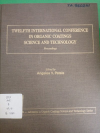 Twelpith Internasional Conferenice In Organic Conetings Secince And Thchnologi